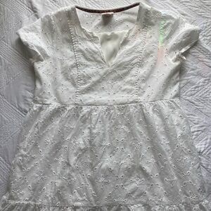 Knox Rose white eyelet summer dress